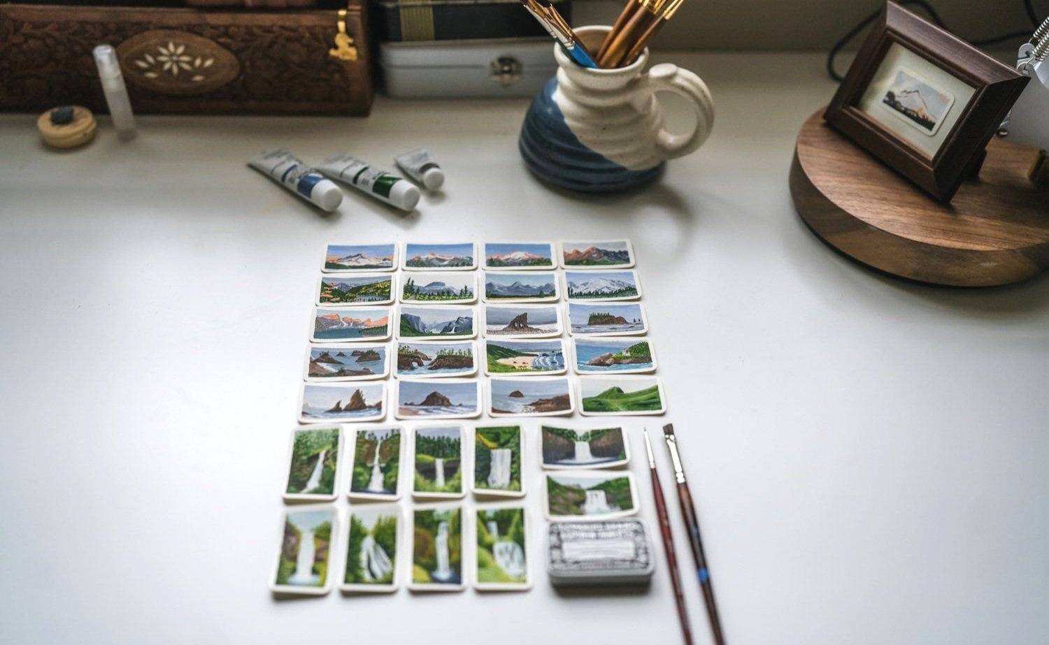 Art progression throughout the challenge